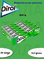 Dirol Мята жевательная резинка 13,6г 30шт 